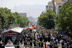 عدالت خواهی بین‌المللی- راهپیمایی روز قدس در مشهد