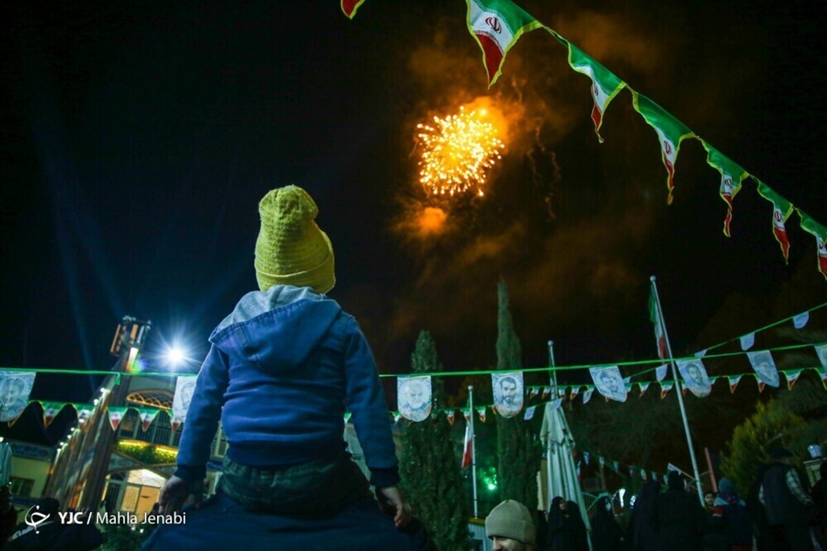 جشن چهل و چهارمین پیروزی انقلاب اسلامی/ روستای وامنان گلستان