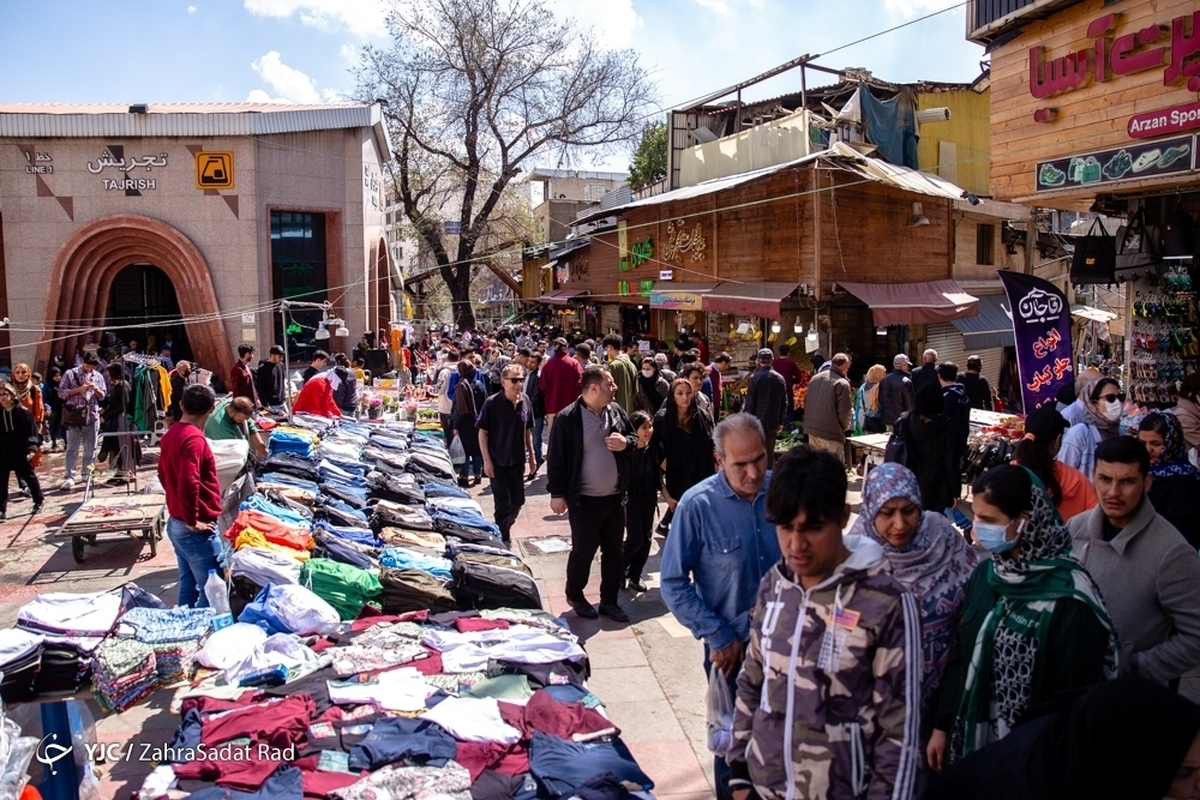 حال و هوای بازار تجریش در آستانه عید نوروز