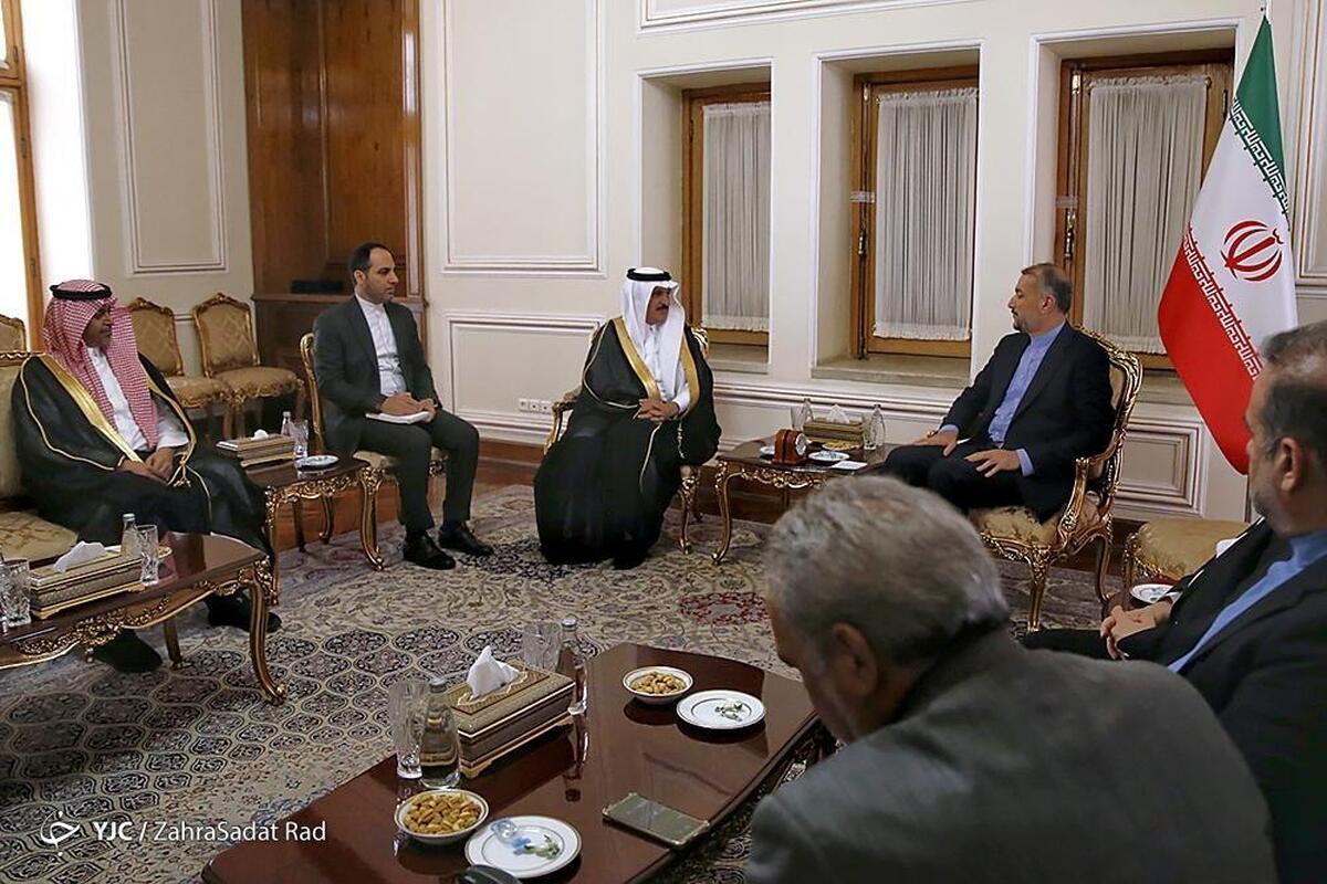 دیدار وزیر امور خارجه عراق با امیر عبداللهیان
