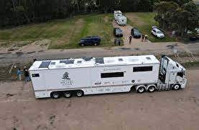 Mobile hospital for injured Australian wildlife hits the road