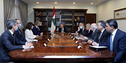 Consultation of the UN Special Representative for Syria with the President of Lebanon