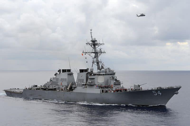 China US warship illegally enters S. China Sea