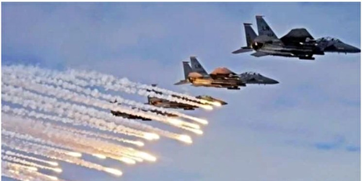 Saudi aggression coalition attacks Sanaa; 4 people were martyred