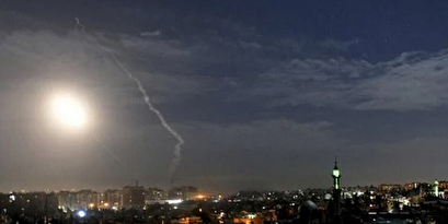 Zionist missile attack on Syria