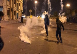 دور دوم اعتراضات مردم بحرین در جزیره ستره + فیلم