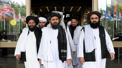 ورزش کردن طالبان در کاخ ریاست جمهوری افغانستان + فیلم
