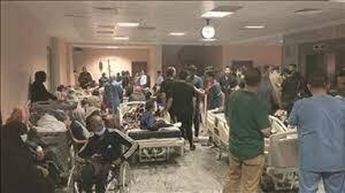 حمله رژیم صهیونیستی به بیمارستان کودکان در غزه + فیلم